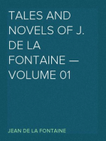 Tales and Novels of J. de La Fontaine — Volume 01