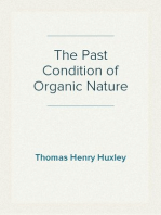 The Past Condition of Organic Nature