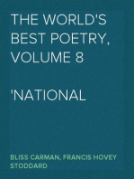 The World's Best Poetry, Volume 8
National Spirit