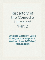 Repertory of the Comedie Humaine
Part 2