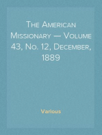 The American Missionary — Volume 43, No. 12, December, 1889