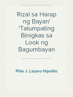 Rizal sa Harap ng Bayan
Talumpating Binigkas sa Look ng Bagumbayan