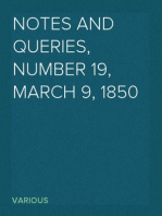 Notes and Queries, Number 19, March 9, 1850