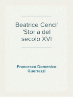 Beatrice Cenci
Storia del secolo XVI