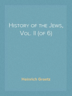 History of the Jews, Vol. II (of 6)