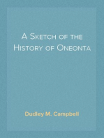 A Sketch of the History of Oneonta