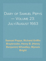 Diary of Samuel Pepys — Volume 23