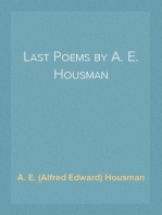 Last Poems by A. E. Housman