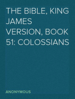 The Bible, King James version, Book 51: Colossians