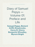 Diary of Samuel Pepys — Volume 01