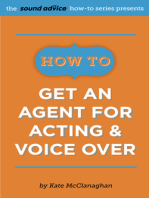 How To Get An Agent for Acting & Voice Over