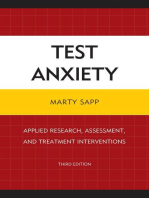 Test Anxiety: Applied Research, Assessment, and Treatment Interventions