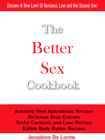 The Better Sex Cookbook by Josephine DeLoreme - Ebook | Scribd
