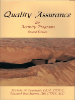 Quality Assurance for Activity Programs
