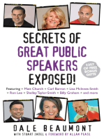 Secrets of Great Public Speakers Exposed!