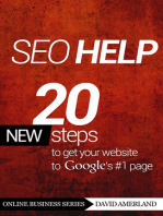 SEO Help: 20 new steps to get your website to Google's #1 page 3rd Edition