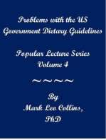 Problems with the US Government Dietary Guidelines