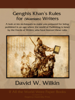 Genghis Khan's Rules for (Warriors) Writers