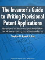 The Inventor's Guide to Writing Provisional Patent Applications