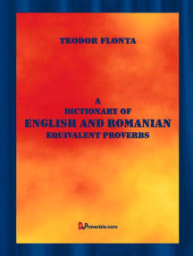 A Dictionary Of English And Romanian Equivalent Proverbs By Teodor Flonta Ebook Scribd