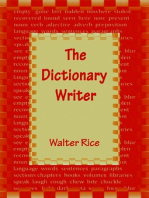 The Dictionary Writer