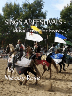 Sings At Festivals: Music Trivia For Feasts