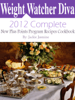 Weight Watchers Diva 2012 CompleteNew Points Plus Program Recipes Cookbook