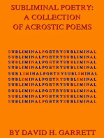 Subliminal Poetry: A Collection of Acrostic Poems