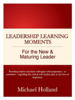 Leadership Learning Moments for the New & Maturing Leader