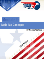 1040 Exam Prep: Module II - Basic Tax Concepts