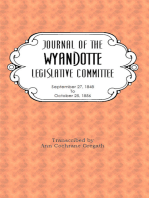 Journal of the Wyandotte Legislative Committee September 27, 1848 to October 25, 1856