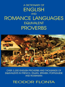 A Dictionary Of English And Romance Languages Equivalent Proverbs By Teodor Flonta Ebooks Scribd