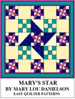 Mary's Star: Quilt Pattern
