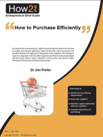 How to Purchase Efficiently