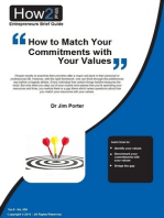 How to Match Your Commitments with Your Values