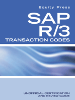 SAP R/3 Transaction Codes Unofficial Certification and Review Guide