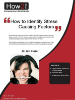 How to Identify Stress Causing Factors