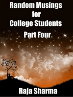 Random Musings for College Students: Part Four