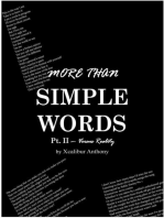 More Than Simple Words Pt. II