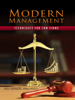 Modern Management Techniques for Law Firms