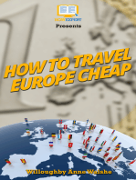 How To Travel Europe Cheap