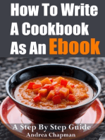 How To Write A Cookbook As An Ebook