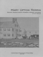 Mary Upton Ferrin - Earliest Massachusetts Pioneer In Woman Suffrage