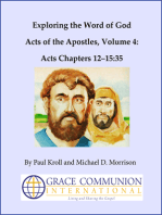 Exploring the Word of God Acts of the Apostles Volume 4: Chapters 12-15:35