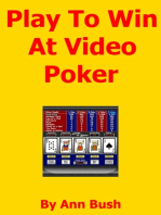Play To Win At Video Poker