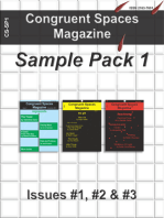 Congruent Spaces Magazine Sample Pack 1