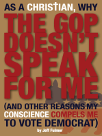 As a Christian, Why the GOP Doesn't Speak for Me