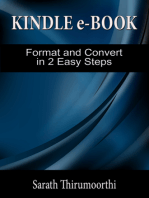 Kindle e-Book Format and Convert in 2 Easy Steps
