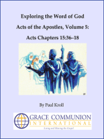 Exploring the Word of God Acts of the Apostles Volume 5