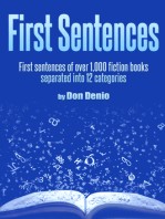 First Sentences